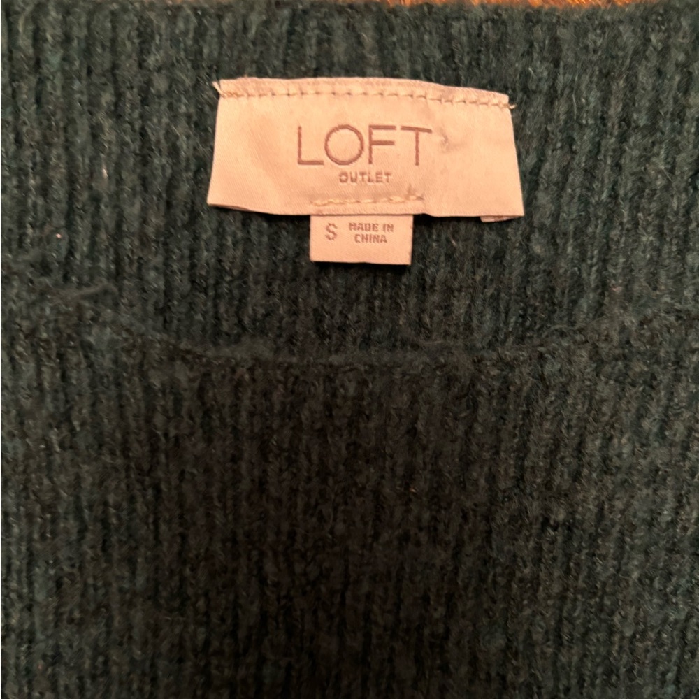 LOFT -S- Sweater- Green